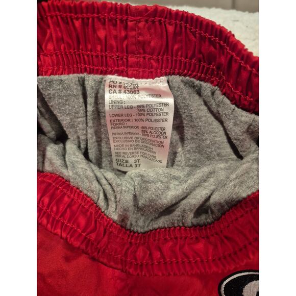 Georgia Bulldogs Toddler Size 3T Windbreaker Track Pants Red/Black - Picture 3 of 5